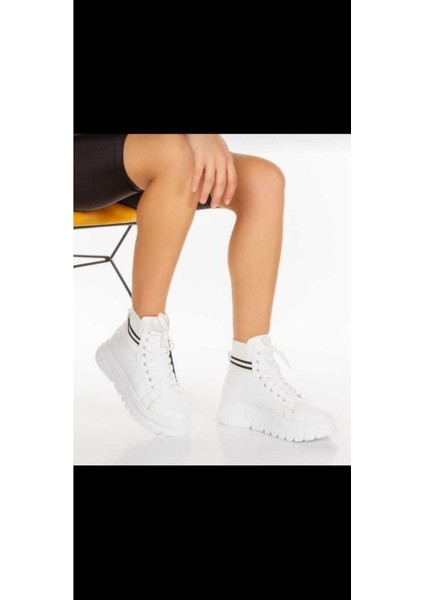 Kadın Kalın Taban Sneaker Ayakkabı