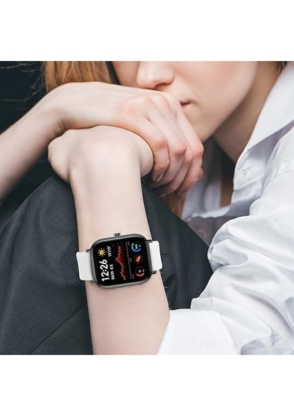 Amazfit Gts / Amazfit Gts 2 / Amazfit Gts 2 Mini Uyumlu Tokalı Silikon Kordon 20MM
