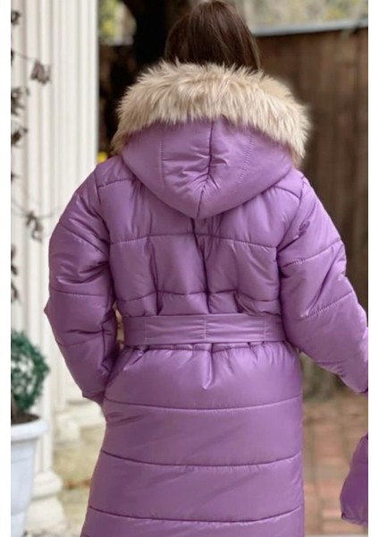 Kız Çocuk Su Geçirmez Uzun Şişme Mont Çantalı fırsatları