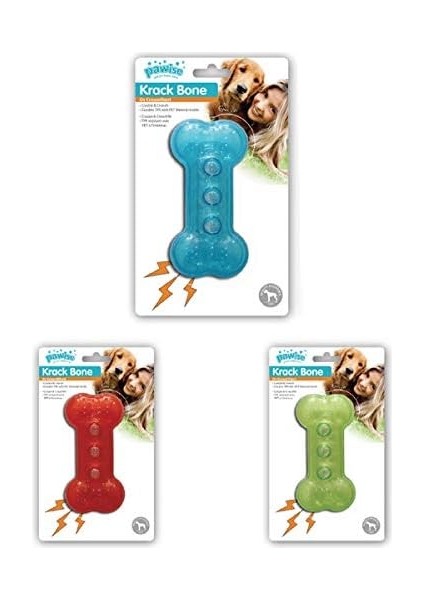 Krack Sesli Kemik Köpek Oyuncağı 14 cm