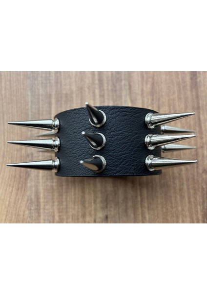 3 Sıra Dev Spayklı Bileklik