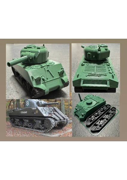 M4 Sherman Tank Maket Kiti