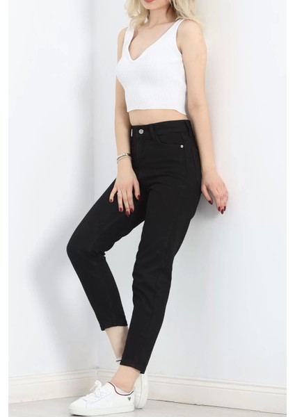 Mom Boyfriend Jeans Siyah - 20432.1778.