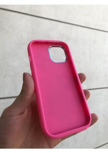 Iphone 16 Pro Uyumlu Pembe Pink Star Silikon Kabartmalı Charmlı Telefon Kılıfı fiyatları