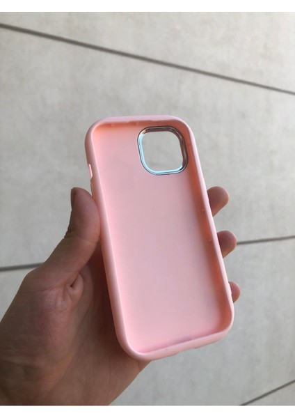 Iphone 15 Pembe Pink Star Silikon Kabartmalı Telefon Kılıfı fiyatları