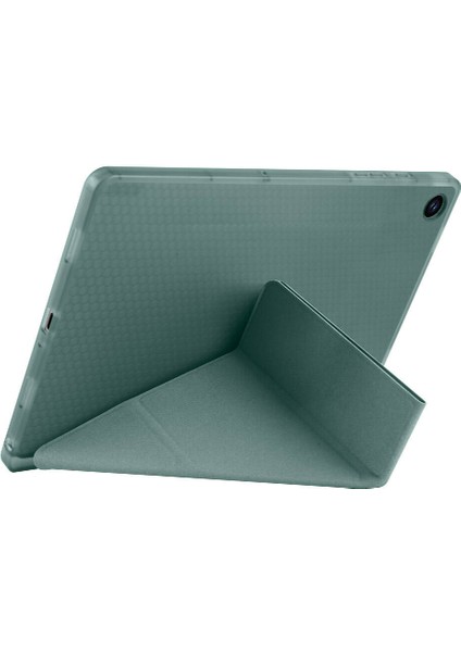 Xiaomi Redmi Pad Se 8.7 Inç Kılıf Yatay ve Dikey Standlı Uyku Modlu Kalemlikli Trifold Arkası Soft Silikon Smart Kılıf