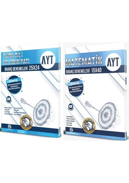 Ayt Matematik ve Türk Dili Edebiyatı Deneme Seti 2 Kitap