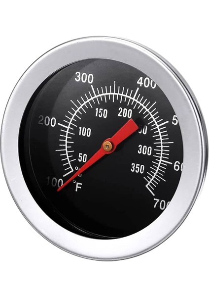 350 Santigrat Derece Paslanmaz Çelik Barbekü Izgara Fırın Termometre Sıcaklık Ölçer (2 Adet)