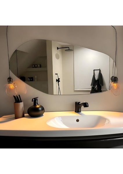 Dekoratif Ayna - 4 mm Ayna, 8 mm Mdf Çerçeve