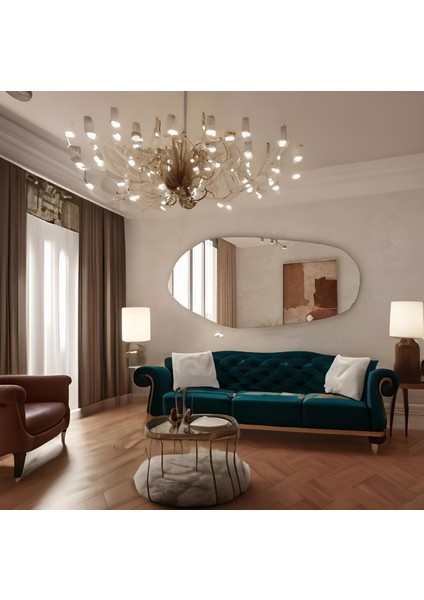 Dekoratif Ayna - 4 mm Ayna, 8 mm Mdf Çerçeve
