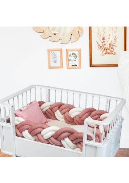 Kadife,pamuk 5 Parça 60X120 cm Beşik Uyku Seti,bebek Uyku Takımı,anne Yanı Set