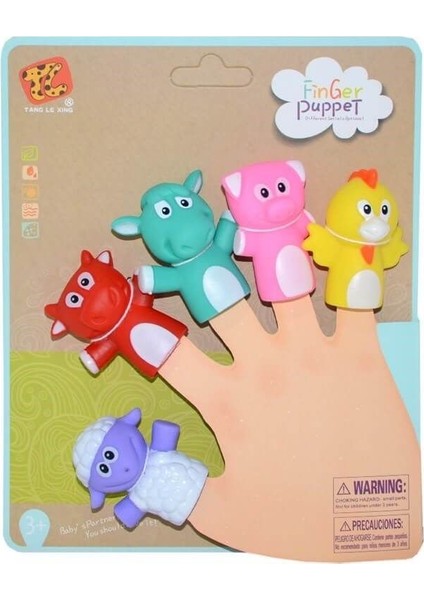 Finger Puppet Hayvan Figürlü Parmak Kuklası