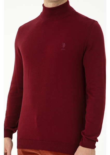 Erkek Bordo Kazak /Triko 50269007-VR014