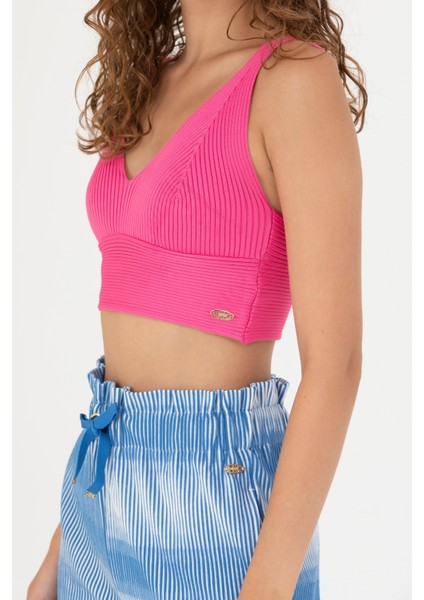 Kadın Fuşya Kazak /Triko 50267078-VR023