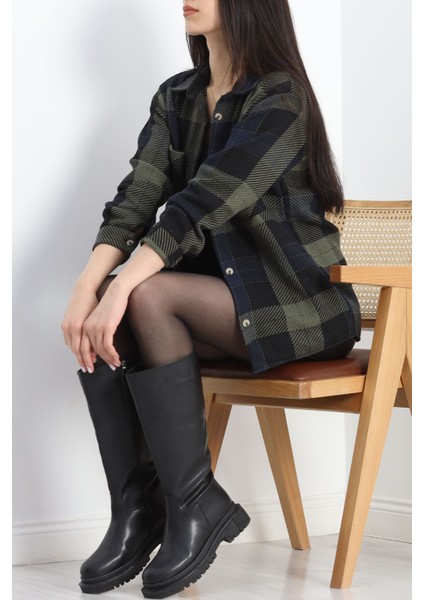 Çift Cep Oduncu Gömlek Siyahhaki - 20905.1874. fiyatları