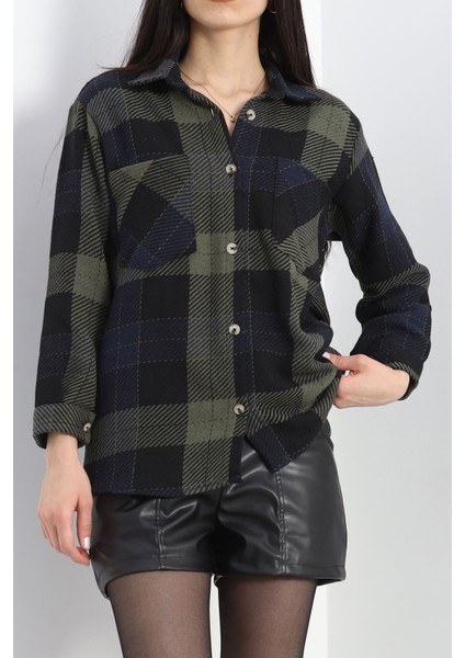 Çift Cep Oduncu Gömlek Siyahhaki - 20905.1874. modelleri