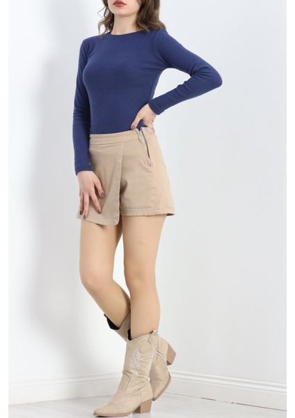 Raporlu Bisiklet Yaka Body Lacivert - 50042.1567. fırsatları