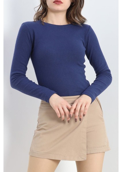 Raporlu Bisiklet Yaka Body Lacivert - 50042.1567. indirimleri