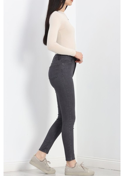 Dar Paça Kot Pantolon Gri - 20403.1778. fiyatları