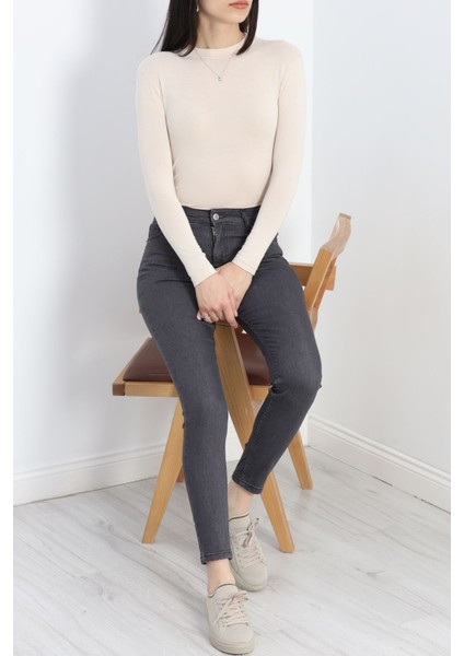 Dar Paça Kot Pantolon Gri - 20403.1778. fırsatları