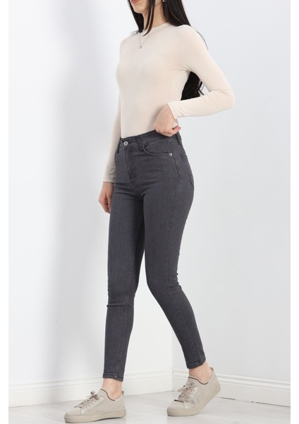 Dar Paça Kot Pantolon Gri - 20403.1778. indirimleri