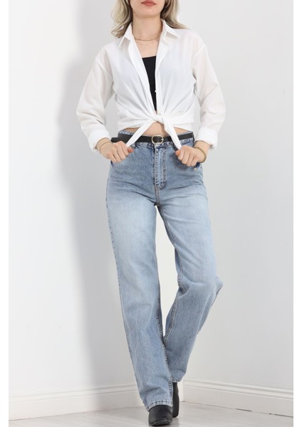 Oversize Terikoton Gömlek Kırıkbeyaz - 20369.1874. modelleri