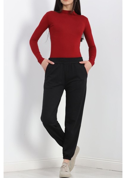 Paça Lastikli Iki Iplik Eşofman Altı Siyah - 20815.1878. fiyatları