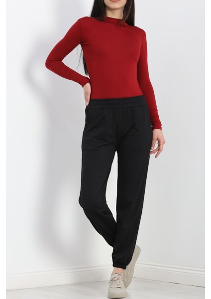 Paça Lastikli Iki Iplik Eşofman Altı Siyah - 20815.1878. fırsatları