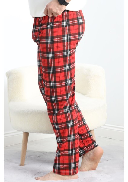 Erkek Pijama Altı Kırmızısiyah - 18529.1838. fiyatları