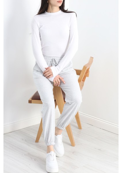 Paça Lastikli Eşofman Altı Gri - 20066.1250. fırsatları