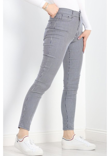 Dar Paça Kot Pantolon Laciçizgili - 20901.1831. modelleri