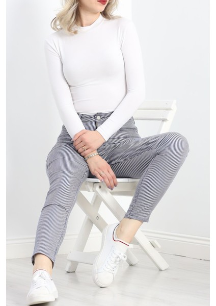 Dar Paça Kot Pantolon Laciçizgili - 20901.1831. indirimleri