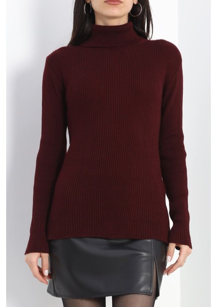 Balıkçı Yaka Fitilli Body Bordo - 19468.1766. indirimleri