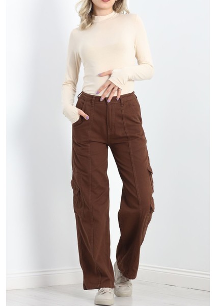 Yarım Balıkçı Uzun Kolu Parmak Geçmeli Bluz Bej - 21756.200. fiyatları