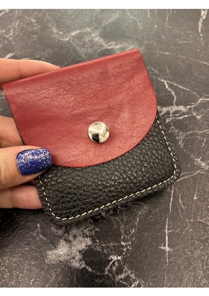 - Siyah & Bordo Renkli Deri Kartlık Set fırsatları
