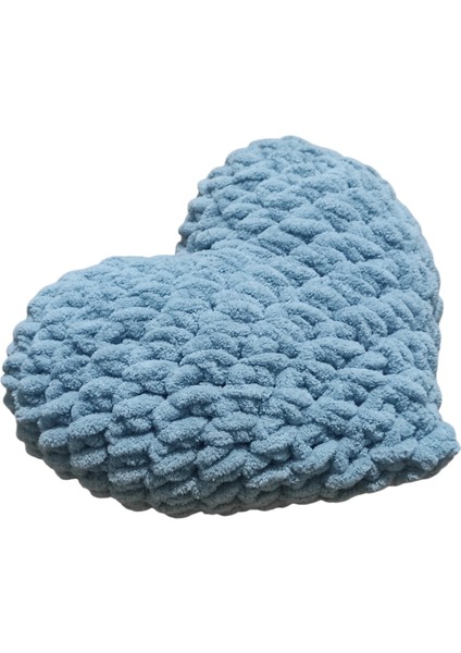 Kalp Model Puff Polar Yastık ( El Yapımı )