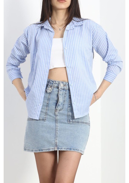 Çizgili Gömlek Mavibeyaz - 19335.1874. modelleri