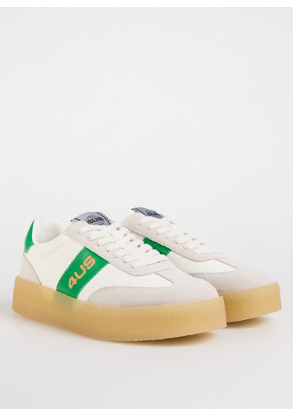 Beyaz - Yeşil Erkek Sneaker Mark 100 fiyatları