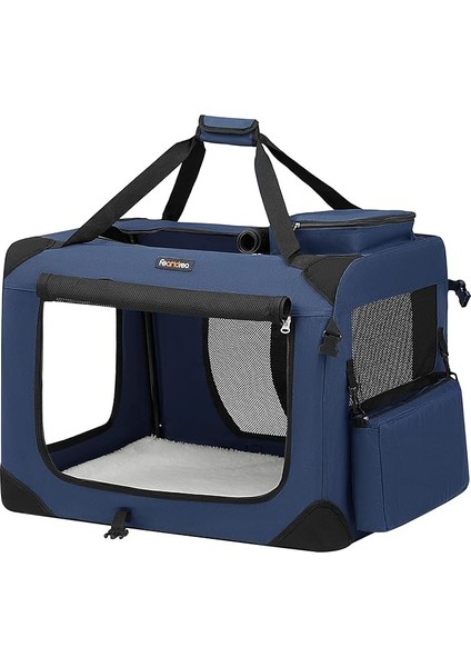 Köpek Kutusu, Araba Için Taşıma Kutusu, Köpek Taşıma Kutusu, Oxford Kumaştan Katlanabilir Kedi Kutusu, L, 70 x 52 cm