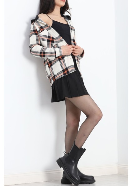 Kapşonlu Oduncu Gömlek Siyahturuncu - 19289.1874. fiyatları