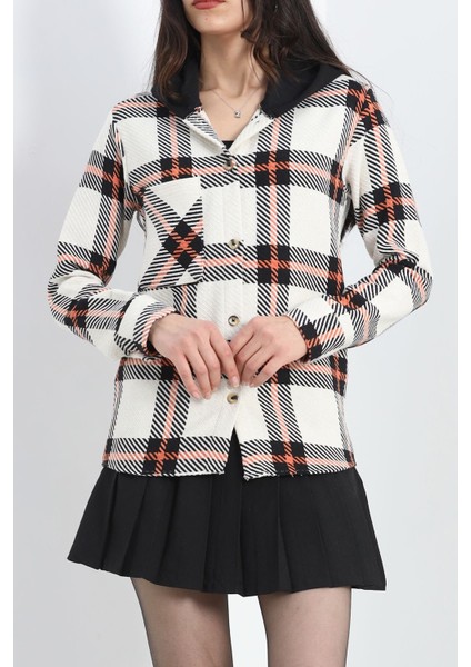 Kapşonlu Oduncu Gömlek Siyahturuncu - 19289.1874. modelleri