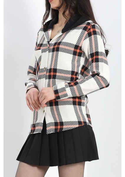 Kapşonlu Oduncu Gömlek Siyahturuncu - 19289.1874. indirimleri