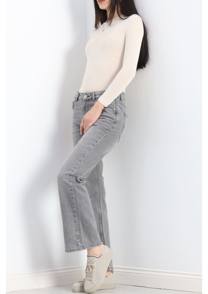 Palazzo Kot Pantolon Gri - 20630.1590. fırsatları