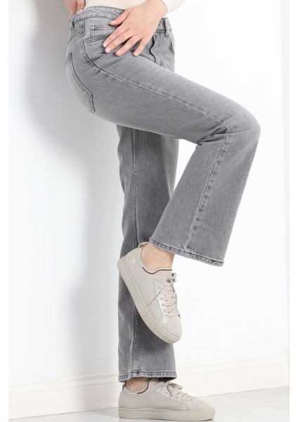 Palazzo Kot Pantolon Gri - 20630.1590. indirimleri