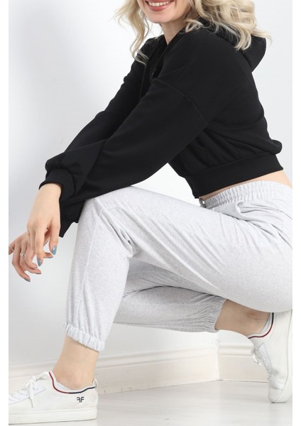 Çımalı Paça Lastikli Eşofman Altı Gri - 20092.1250. fırsatları