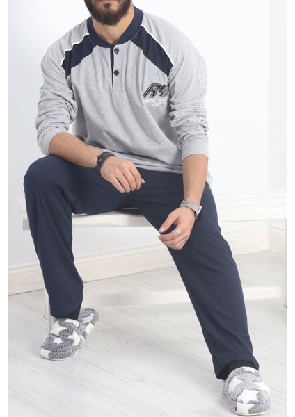 Erkek Pijama Takımı Gri - 20215.1838. fiyatları