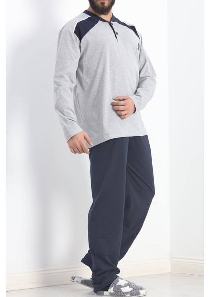 Erkek Pijama Takımı Gri - 20215.1838. fırsatları