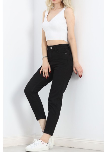Mom Boyfriend Jeans Siyah - 20432.1778. indirimleri