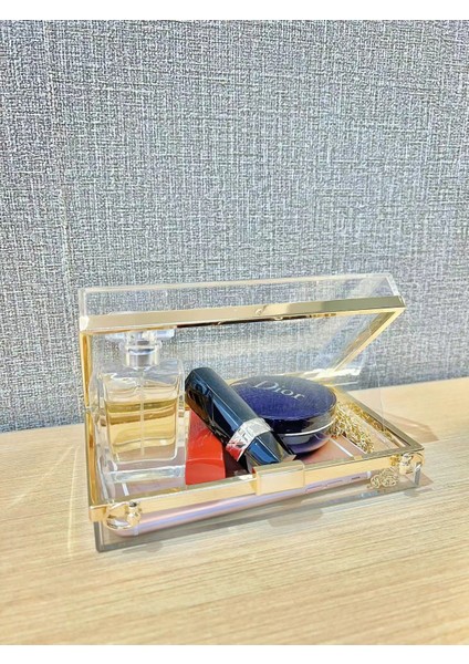 Kadın Akrilik Şeffaf Çanta Tek Omuz Çapraz Askı Zincir Çanta-1 (Yurt Dışından) modelleri