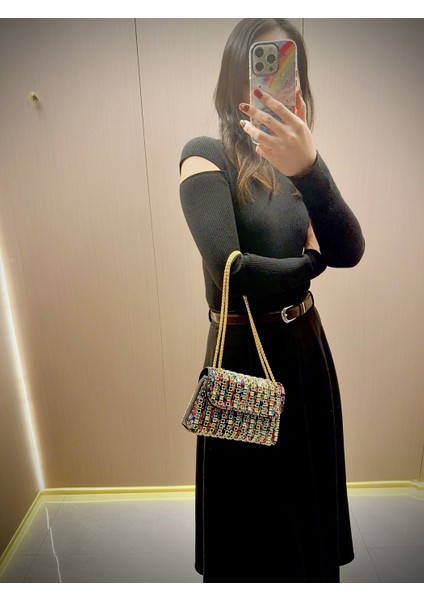 Üst Düzey Kadın Ziyafet Çantası Zincir Çanta-1 (Yurt Dışından) fiyatları